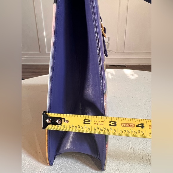 🌟FINAL🌟 Handpainted Vintage Jeon Los Angeles  Leather Bag. RARE! - Picture 9 of 16